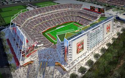 Artist's rendition of Levi Stadium