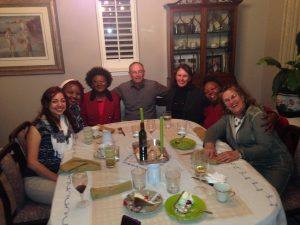 Dr. Kemmelagha of Nigeria is sitting to the left of Richard Allen