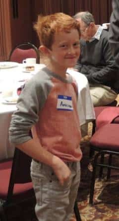 Awesome Thomas was guest of his father Ryan Thomas