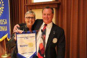 Kathleen Archer and President Doug
