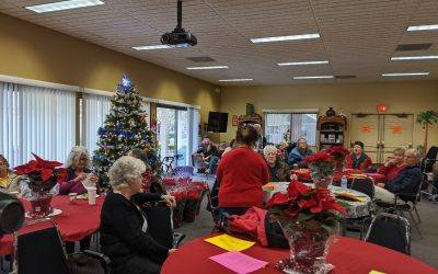 Poinsettia Party at Vigil Lights 2019