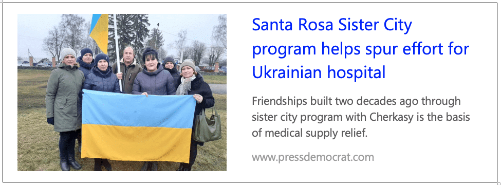 Helping Ukrainians In Their Time of Need