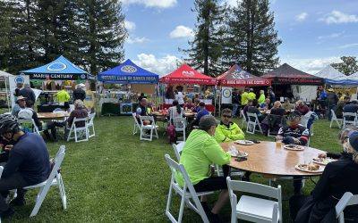 Giro Bello Booth At Wine Country Bike Ride